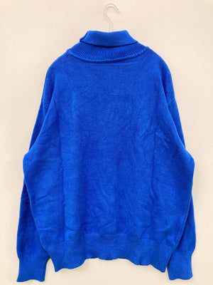 NEW WAVE STREET CULTURE/ニューウェーブストリートカルチャー/ニット/セーター/トップス/ブルー/L