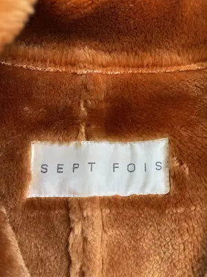 SEPT FOIS/ムートンコート/ジャケット/アウター/ブラウン