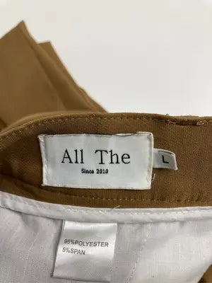 All The/スラックス/パンツ/ブラウン/L
