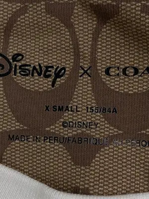 Disney/ディズニー/Tシャツ/カットソー/トップス/アイボリー/X SMALL