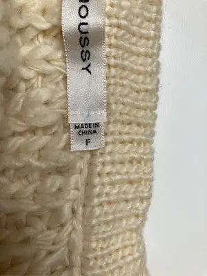 MOUSSY/マウジー/ニット/セーター/トップス/アイボリー/F