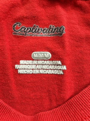 Captivating/Tシャツ/カットソー/トップス/レッド/M