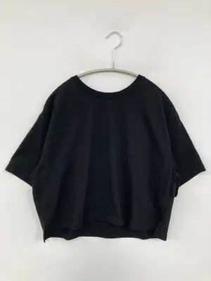 AQUAHISTORY/Tシャツ/カットソー/トップス/ブラック/M