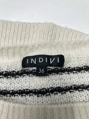 INDIVI/インディヴィ/ニット/セーター/トップス/ホワイト/36