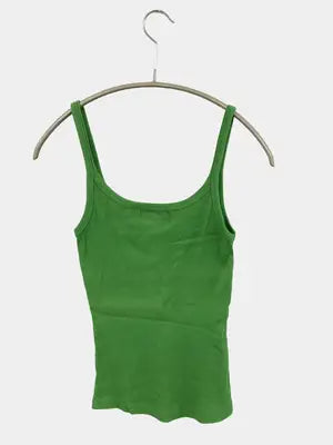 ZARA BASIC/ザラベーシック/タンクトップ/トップス/グリーン/S