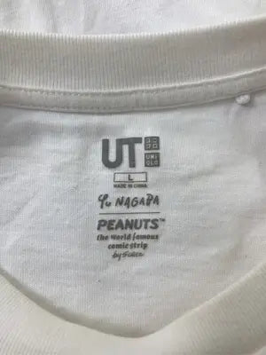 UNIQLO/ユニクロ/Tシャツ/カットソー/トップス/ホワイト/L