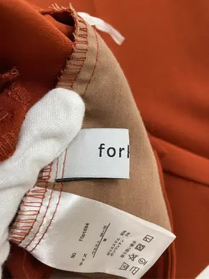 forksy./フォルクシー/スラックス/パンツ/レッド/M   ウエスト64～70