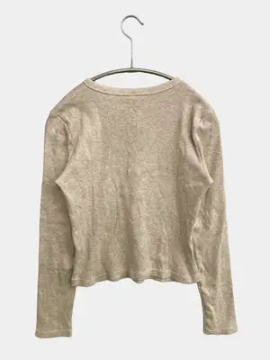 UNIQLO/ユニクロ/Tシャツ/カットソー/トップス/ベージュ/S