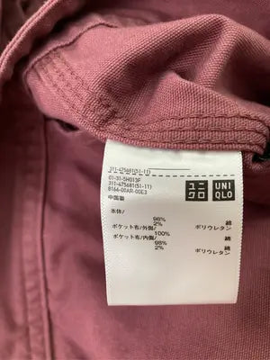 UNIQLO/ユニクロ/シャツ/ブラウス/トップス/レッド/表記無し