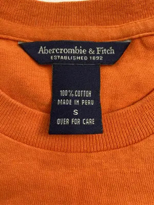 Abercrombie & Fitch/アバクロンビーアンドフィッチ/Tシャツ/カットソー/トップス/オレンジ/S