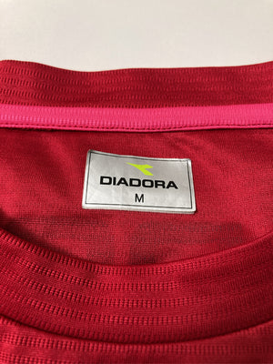 DIADORA/ディアドラ/ジャージ/トラックジャケット/トップス/レッド/M