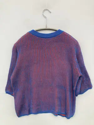 ニット/セーター/トップス/ブルー