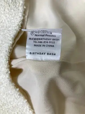 BIRTHDAY BASH/バースデーバッシュ/ノースリーブ/トップス/アイボリー
