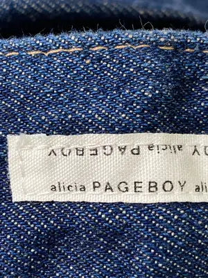 alicia PAGEBOY/アリシアページボーイ/デニムパンツ/パンツ/ネイビー/M