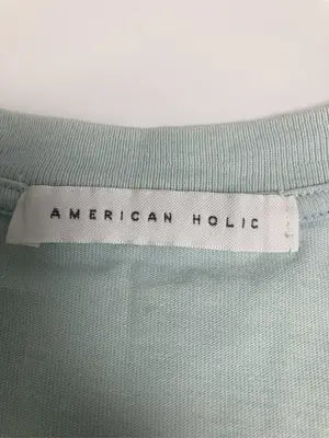 AMERICAN HOLIC/アメリカンホリック/Tシャツ/カットソー/トップス/スカイブルー/F