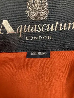 Aquascutum/アクアスキュータム/ステンカラーコート/ジャケット/アウター/ブラック/MEDIUM