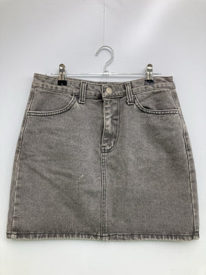 デニムスカート/スカート/グレー/L