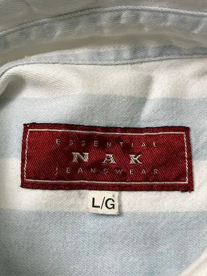 NAK/シャツ/ブラウス/トップス/スカイブルー/L/G