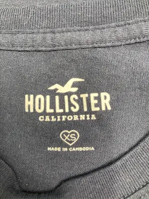 HOLLISTER/ホリスター/Tシャツ/カットソー/トップス/ネイビー/XS