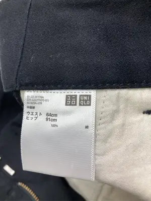 UNIQLO/ユニクロ/チノパンツ/パンツ/ブラック/ウエスト64cm
