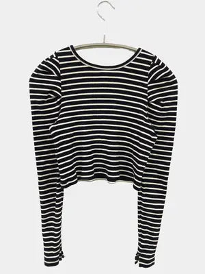 M line/エムライン/Tシャツ/カットソー/トップス/ブラック/F