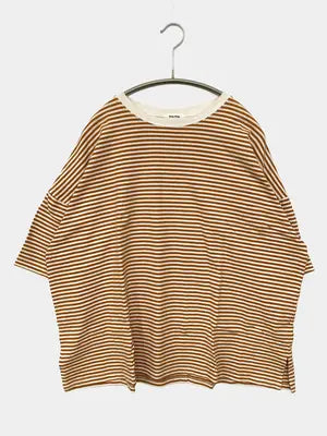 Pair Pair/ペアペア/Tシャツ/カットソー/トップス/ブラウン/M