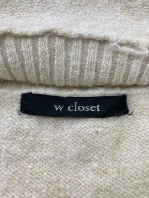 w closet/ダブルクローゼット/ニット/セーター/トップス/ベージュ/F