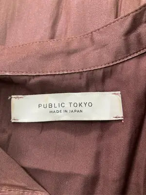 PUBLIC TOKYO/パブリックトウキョウ/シャツ/ブラウス/トップス/ブラウン/F