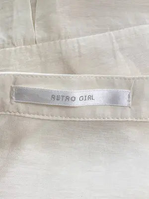 RETRO GIRL/レトロガール/シャツ/ブラウス/トップス/アイボリー/F