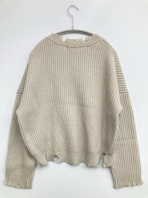 JEANASIS/ジーナシス/ニット/セーター/トップス/ベージュ/F