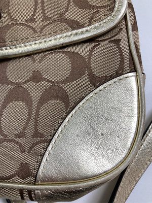 COACH/コーチ/ショルダーバッグ/バッグ/ベージュ