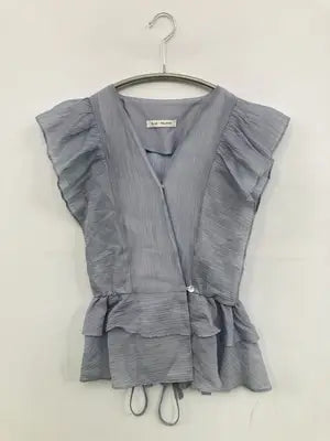 BLUE X PALANG/ノースリーブ/トップス/スカイブルー