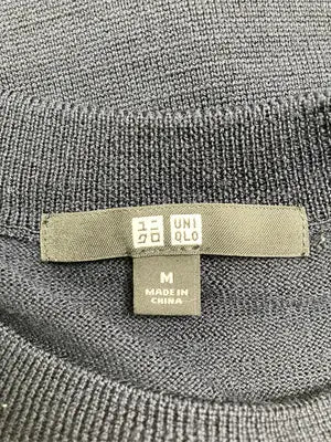 UNIQLO/ユニクロ/ニット/セーター/トップス/ネイビー/M