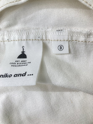 niko and .../ニコアンド/サロペット/オーバーオール/オールインワン・サロペット/ホワイト/3