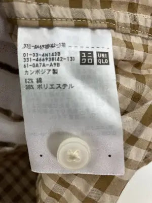 UNIQLO/ユニクロ/シャツ/ブラウス/トップス/ブラウン/M