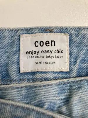 coen/コーエン/デニムパンツ/パンツ/スカイブルー/MEDIUM