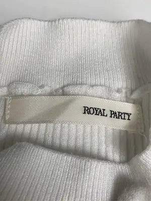 ROYAL PARTY/ロイヤルパーティー/ニット/セーター/トップス/ホワイト/F