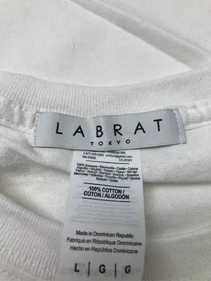 LABRAT TOKYO/Tシャツ/カットソー/トップス/ホワイト/L