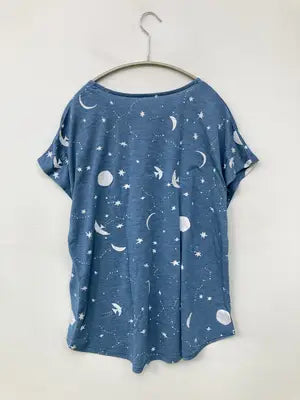Design Tshirts Store graniph/デザインティーシャツストアーグラニフ/Tシャツ/カットソー/トップス/ブルー/F