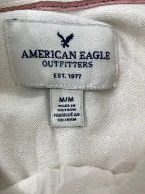 AMERICAN EAGLE/アメリカンイーグル/ポロシャツ/トップス/ホワイト/M