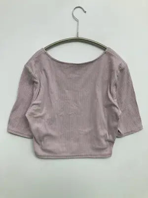 1095/Tシャツ/カットソー/トップス/パープル/L  バスト86～94　身長154～162