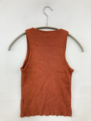 タンクトップ/トップス/ブラウン/F