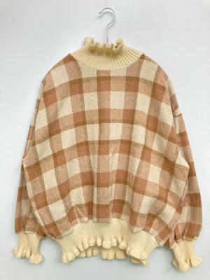 ニット/セーター/トップス/ベージュ