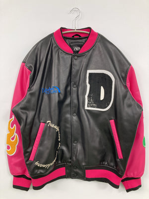 ZARA/ザラ/スタジャン/ジャケット/アウター/ブラック/EUR L/USA L/MEX 42