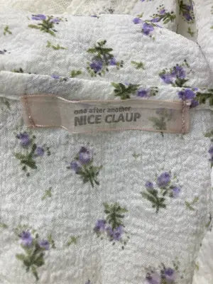 NICE CLAUP/ナイスクラップ/シャツ/ブラウス/トップス/ホワイト/F