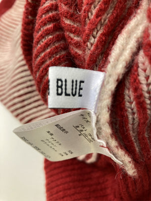 FLASH BLUE/フラッシュブルー/ニット/セーター/トップス/レッド/M