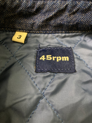 45rpm/フォーティーファイブアールピーエム/デニムジャケット/ジャケット/アウター/ネイビー/3