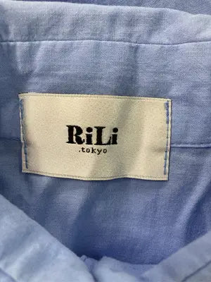 RiLi.tokyo/リリドットトーキョー/シャツ/ブラウス/トップス/ブルー/FREE