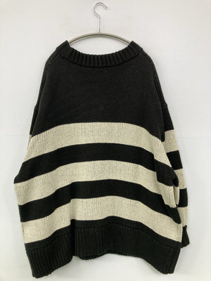 Air Tokyo/エアートーキョー/ニット/セーター/トップス/ブラック/M