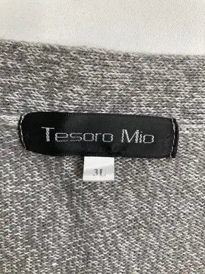 Tesoro Mio/カーディガン/ボレロ/トップス/グレー/3L